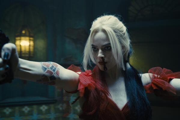 This image provided by Warner Bros. Pictures shows Margot Robbie in a scene from "The Suicide Squad." (Warner Bros. Pictures via AP)