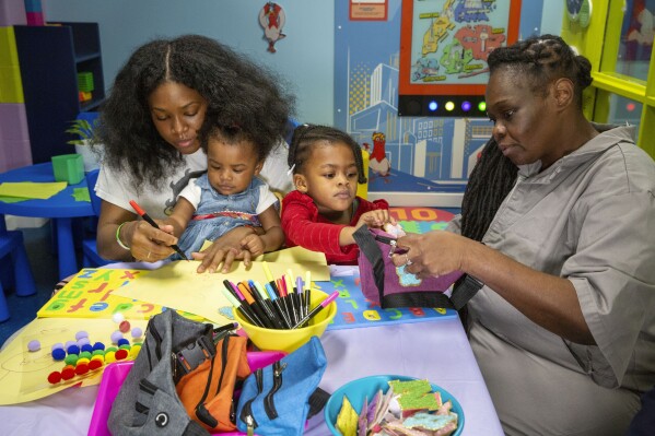 NYC’s Rikers Island jail gets a kid-friendly visitation room ahead of Mother’s Day