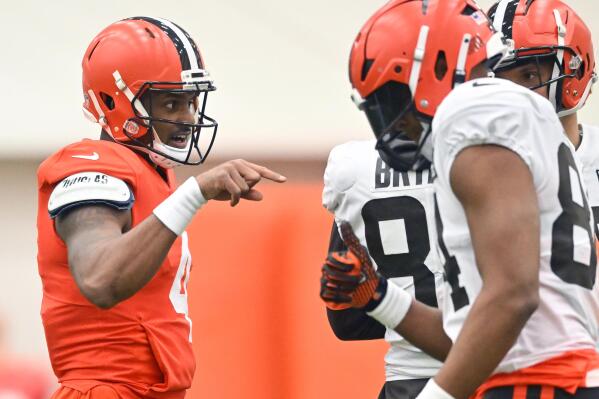 Browns' Deshaun Watson, NFL agree to suspension terms. Will he play vs.  Buffalo Bills? 