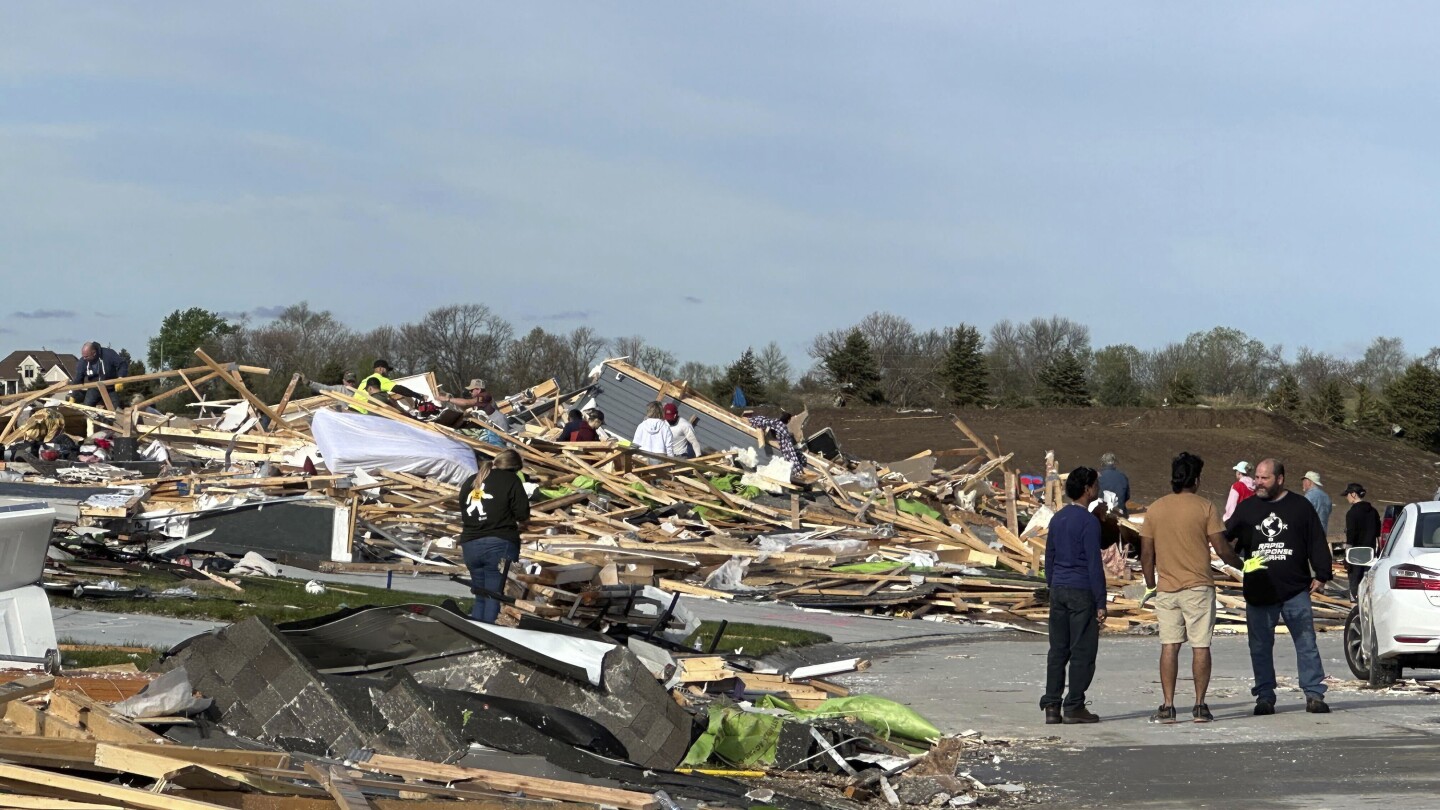 Tornadoes devastate parts of Nebraska and Iowa with more coming - The Associated Press