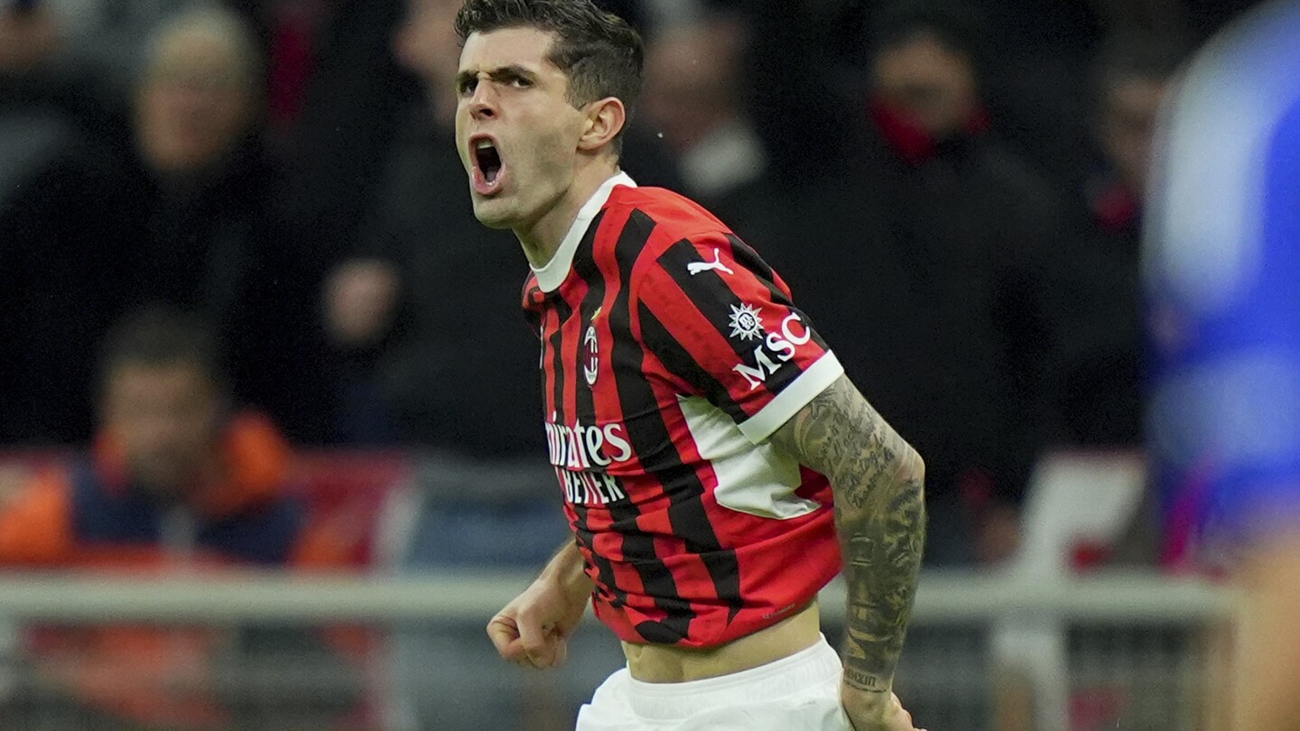 AC Milan rallies to defeat Como 2-1, boosts European hopes