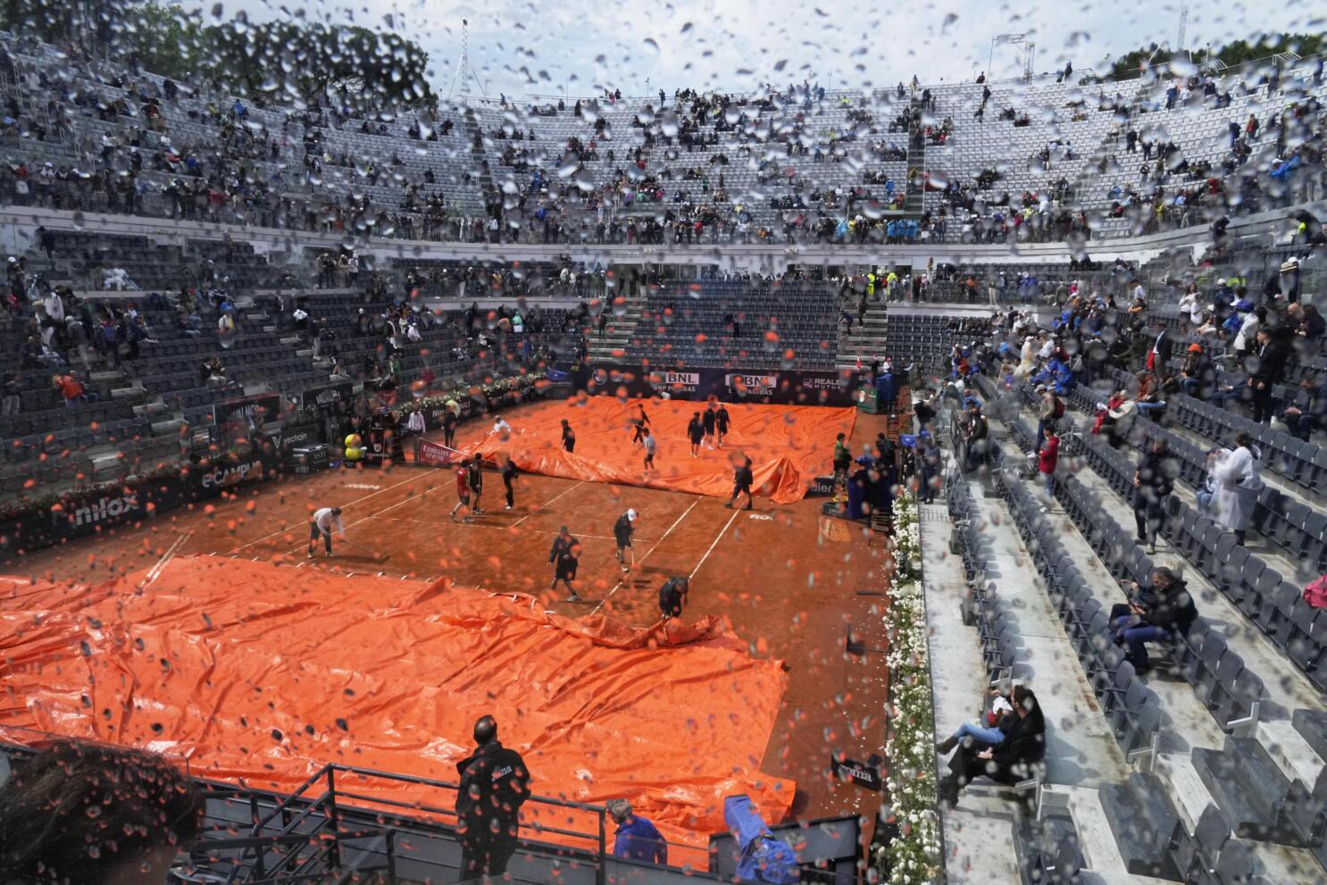 Italian Open organizers promise a retractable roof over the tennis
