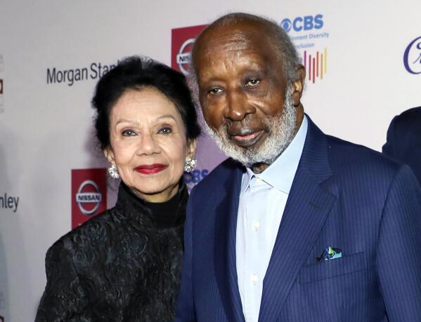 FILE - Jacqueline Avant, left, and Clarence Avant appear at the 11th Annual AAFCA Awards in Los Angeles on Jan. 22, 2020. Jacqueline Avant  was fatally shot early Wednesday, Dec. 1, 2021, in Beverly Hills, Calif. (Photo by Mark Von Holden Invision/AP, File)