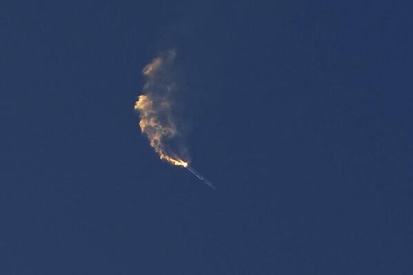 FILE - SpaceX's Starship turns after its launch from Starbase in Boca Chica, Texas, Thursday, April 20, 2023. The Federal Aviation Administration is being sued by wildlife and environmental groups over SpaceX's launch of its giant rocket from Texas. The lawsuit was filed Monday, May 1, 2023, in federal court in Washington. (AP Photo/Eric Gay)