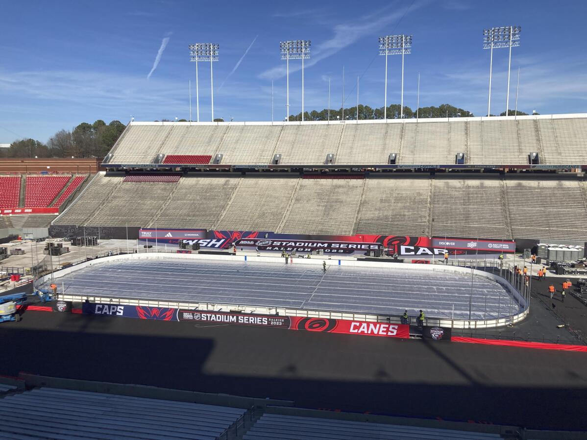 Hurricanes' outdoor game marks another Sun Belt push for NHL AP News