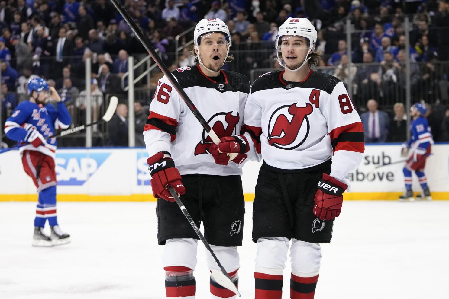 Hamilton scores winner, Jack Hughes adds two as Devils down Red Wings 4-3, Hockey