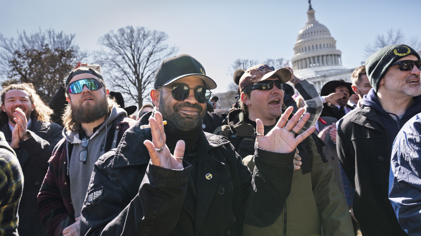 Ex-Proud Boys leader Enrique Tarrio arrested near Capitol on assault charge after press conference