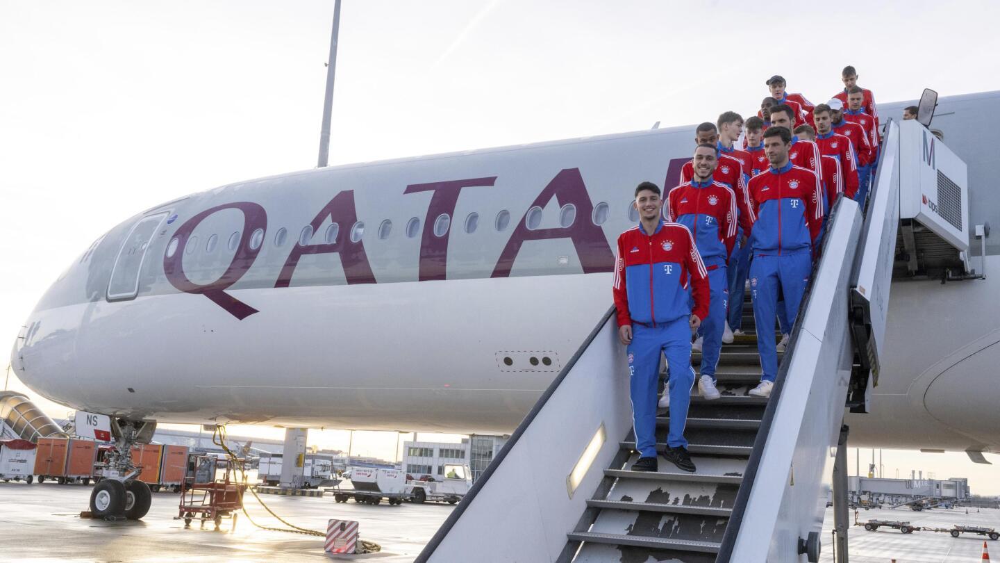 Bayern Munich back in Qatar amid sponsorship uncertainty | AP News