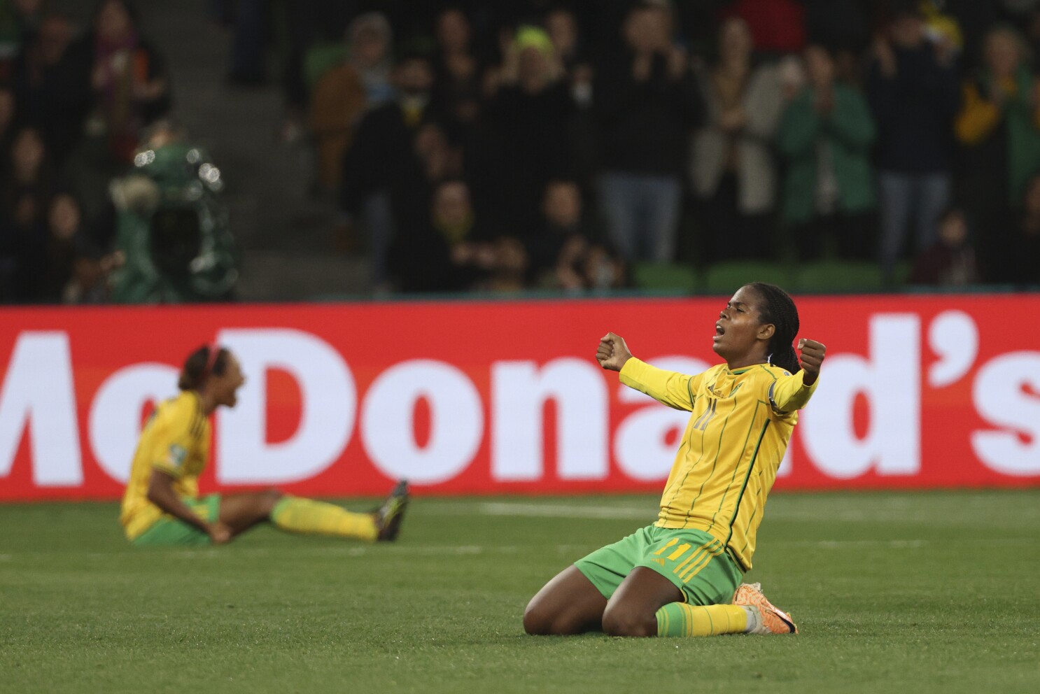 Bob Marley's daughter is lauded as the 'fairy godmother' of the Jamaican  team playing at Women's World Cup