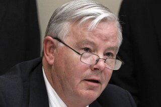 
              In this June 17, 2010 file photo, Rep. Joe Barton, R-Texas, questions BP CEO Tony Hayward, on Capitol Hill in Washington, during the House Energy and Environment subcommittee on Oversight and Investigations hearing on the role of BP in the Deepwater Horizon Explosion and Oil Spill. Republican U.S. Rep. Barton, Texas' most-senior member of Congress, announced Thursday, Nov. 30, 2017, that he won't seek re-election after a nude photo of him circulated online and a Republican activist revealed messages of a sexual nature from him. (AP Photo/Haraz N. Ghanbari)
            