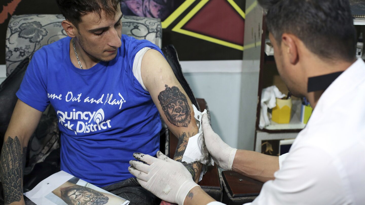 A tattoo at a time, Afghan woman takes on society’s taboos