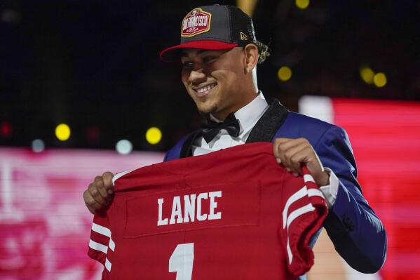 49ers take QB Trey Lance with 3rd pick in NFL draft