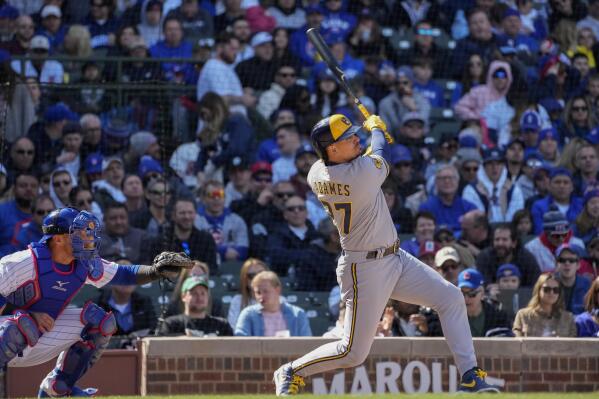 Watch Chicago Cubs center fielder Cody Bellinger hit first home run of  Spring