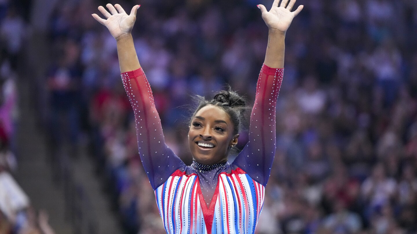 Simone Biles in Paris Olympics
