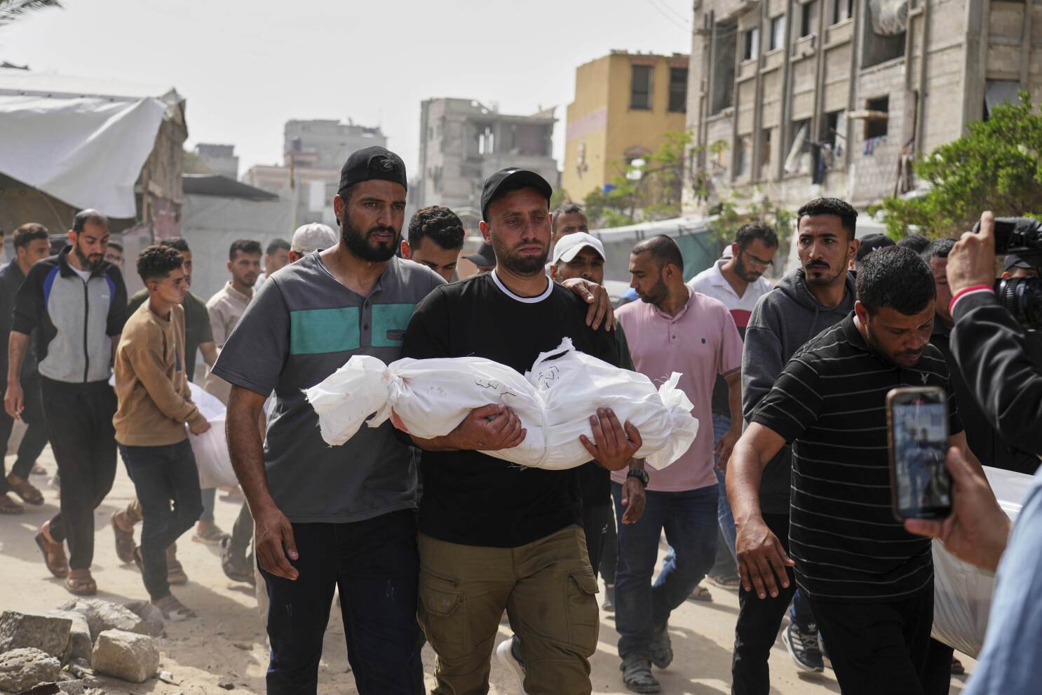 AP PHOTOS: Israeli strikes across Gaza overnight kill dozens
