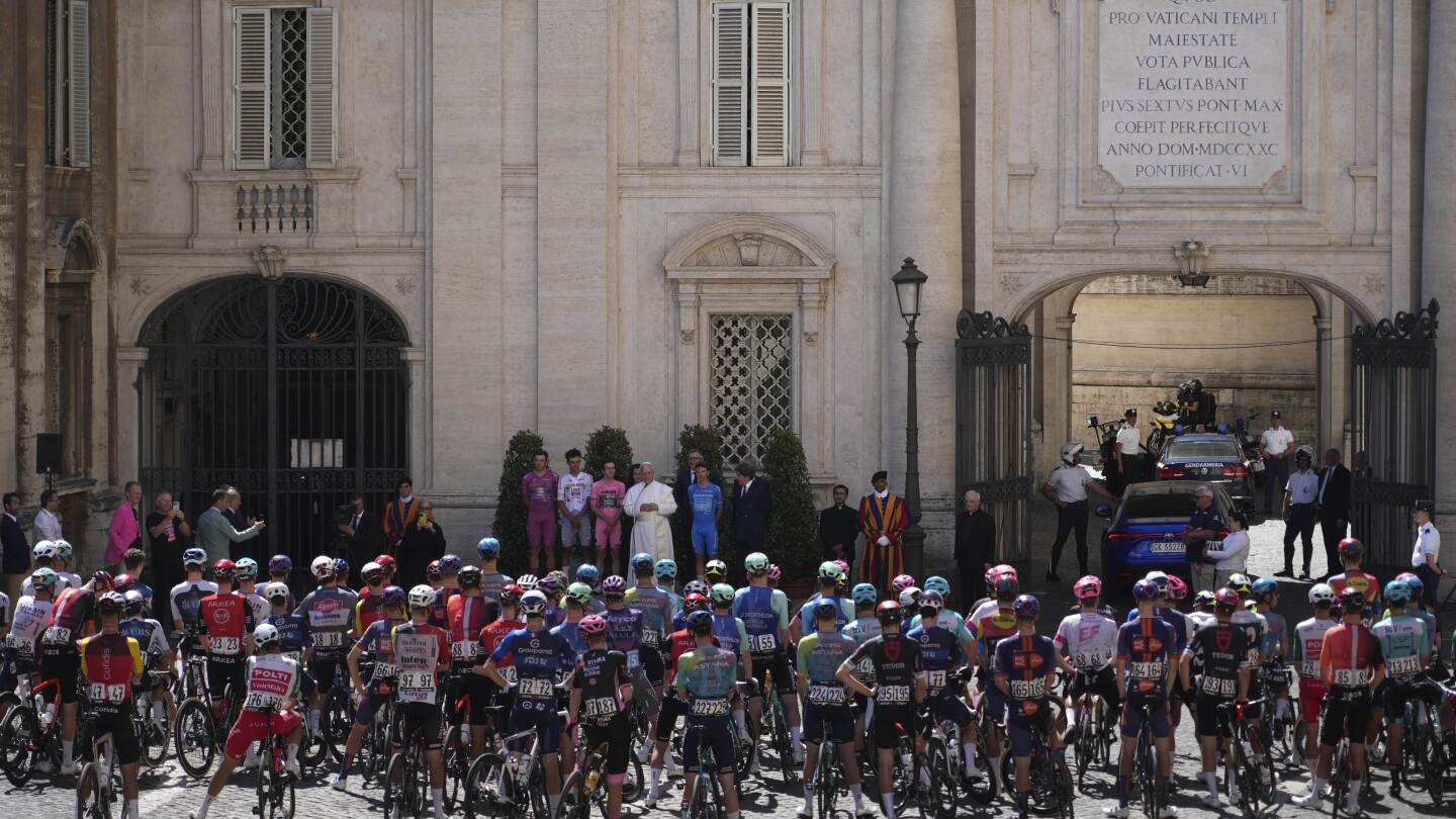 Pope Francis Extends Blessings to Giro d'Italia Cyclists as They Pass Through Vatican Gardens - A Historic Moment!