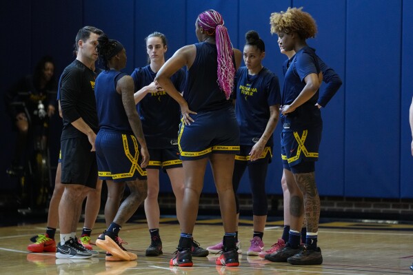 Caitlin Clark turns focus back to basketball as training camp opens for  Indiana Fever | AP News