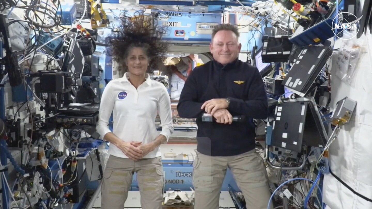 Stuck astronauts face more time in space with return delayed until at least March…