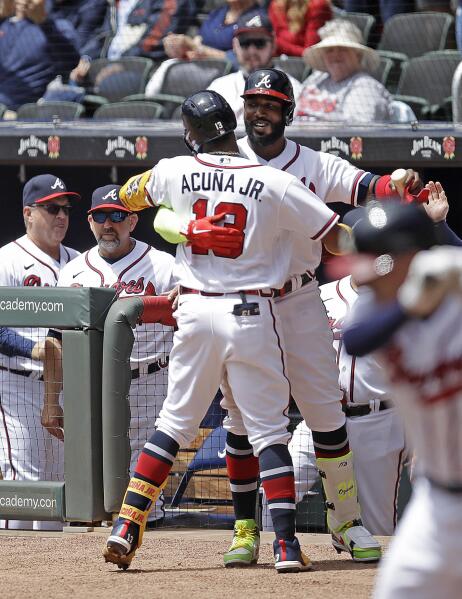 Atlanta Braves' Ronald Acuna Jr. leaves game with ankle injury