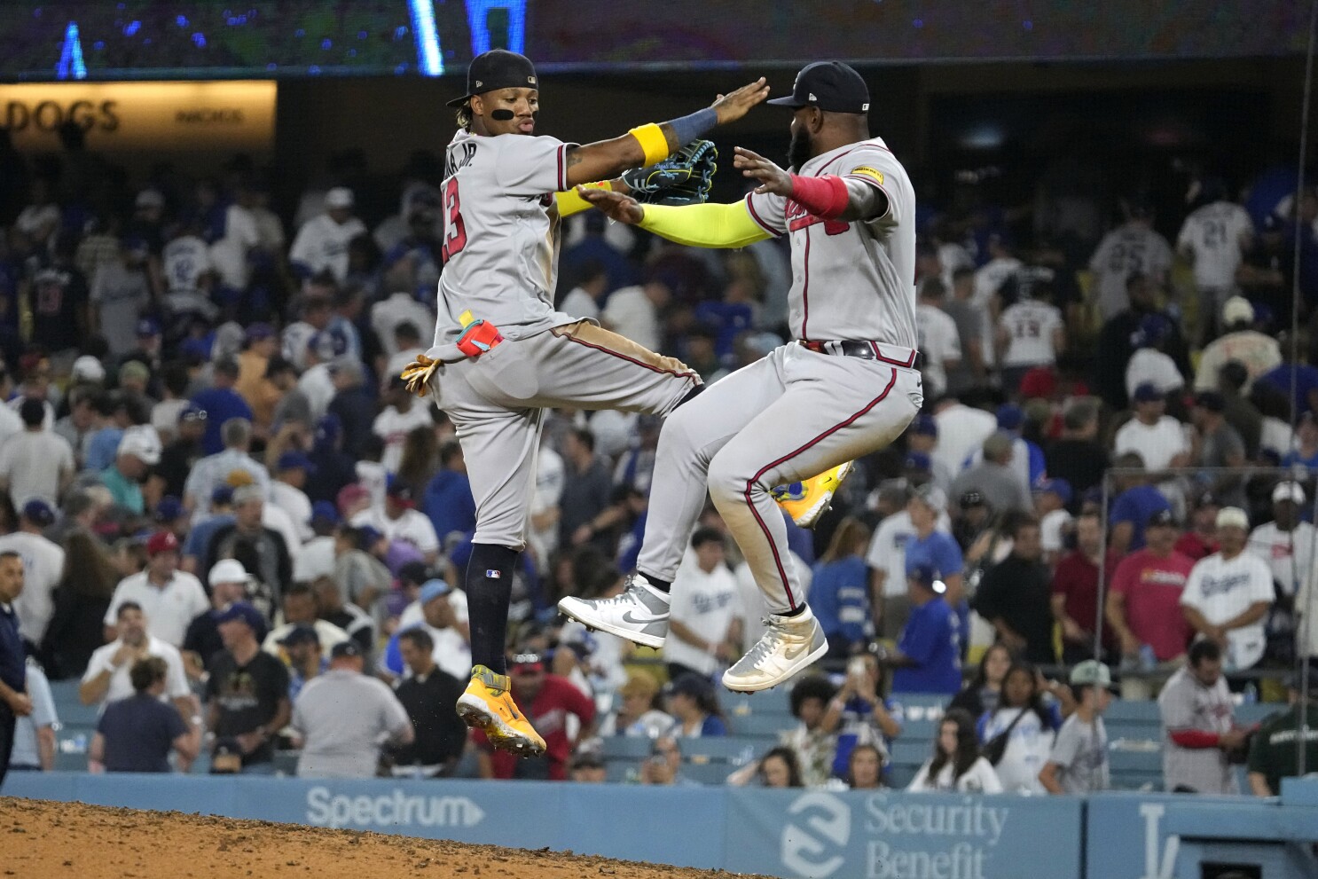 Braves star Ronald Acuña Jr. gets married, then hits grand slam to become  1st 30-HR, 60-SB player