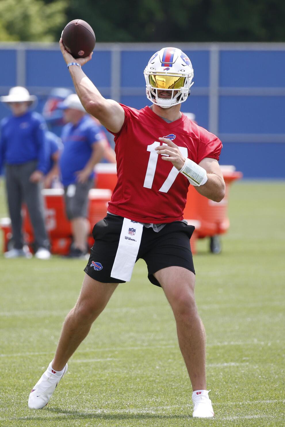 Camp Highlight: Josh Allen Pass To Gabe Davis