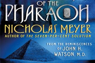 This cover image released by Minotaur shows "The Return of the Pharaoh" by Nicholas Meyer. (Minotaur via AP)