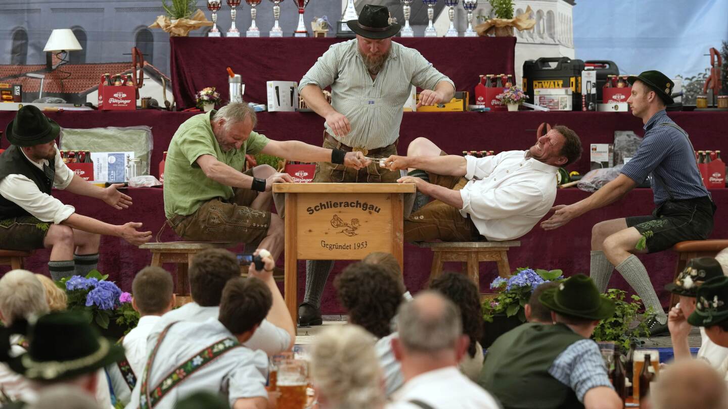 AP PHOTOS: Bloody fingers are just part of the game in this traditional German sport