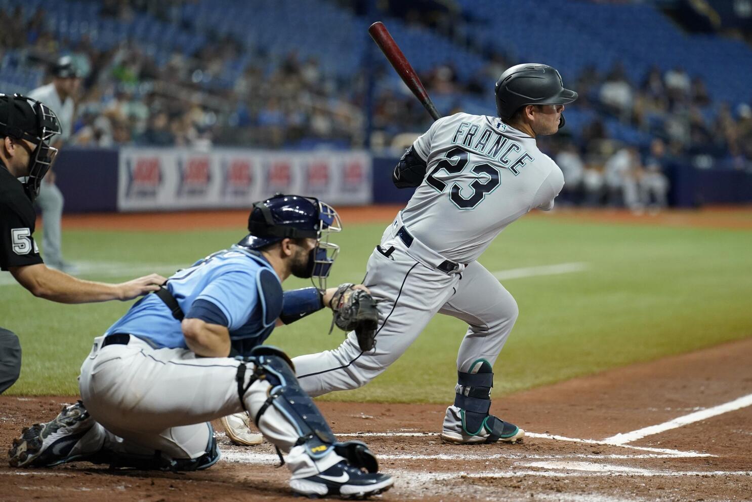 Fraley drives in 2, Flexen solid as Mariners beat Rays 8-2