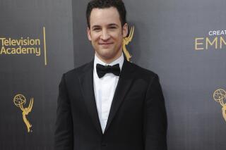 FILE - Actor Ben Savage arrives at night one of the Creative Arts Emmy Awards in Los Angeles on Sept. 10, 2016. Savage has joined the race for a U.S. House seat in Southern California. The “Boy Meets World” star says on Instagram that “it’s time to restore faith in government” and “we can do better.” A Democrat, Savage joins a crowded field for the seat now held by Democratic U.S. Rep. Adam Schiff, who is running for U.S. Senate. (Photo by Richard Shotwell/Invision/AP, File)