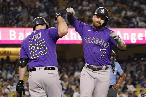 Baseball Colorado Rockies Customized Number Kit for 2022 City
