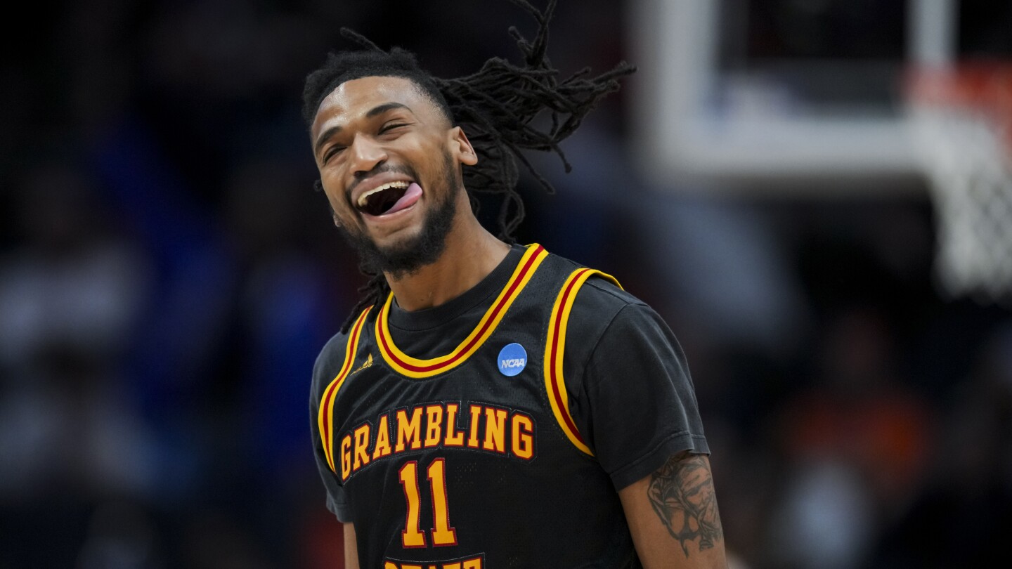 Grambling State rallies to win its first NCAA Tournament game, beating Montana State in OT