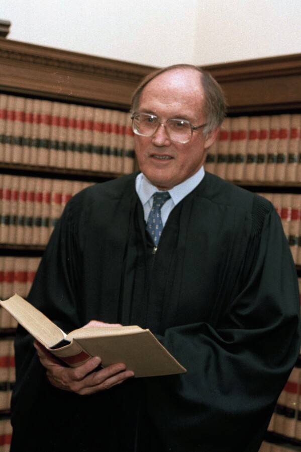U.S. Supreme Court Justice William Rehnquist is seen, July 30, 1986.  (AP Photo/Scott Stewart)