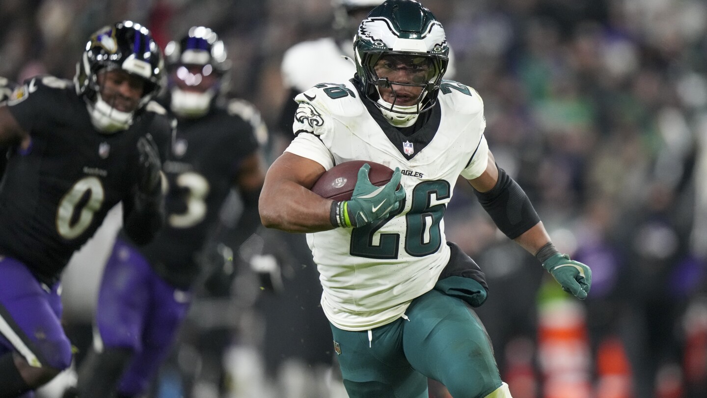 Saquon Barkley Pursues Rushing Records with Eagles