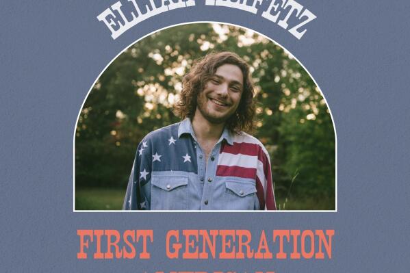 This image shows cover art for "First Generation American," a self-released album by Elliah Heifetz. (Elliah Heifetz via AP)