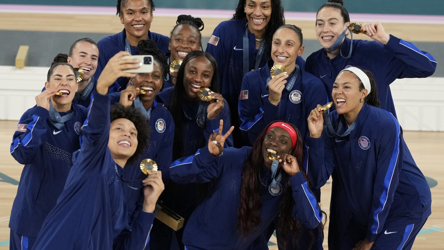 US ties China in Paris Olympics gold medal count after Americans' women's ...