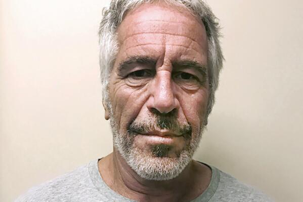 FILE - This March 28, 2017, photo provided by the New York State Sex Offender Registry shows Jeffrey Epstein. Transcripts of the Florida grand jury that investigated notorious sex trafficker Epstein nearly 20 years ago may soon be made public. A Florida appeals court ruled on Wednesday, May 10, 2023, that a trial court judge erred when he said he had no authority to release the records. (New York State Sex Offender Registry via AP, File)