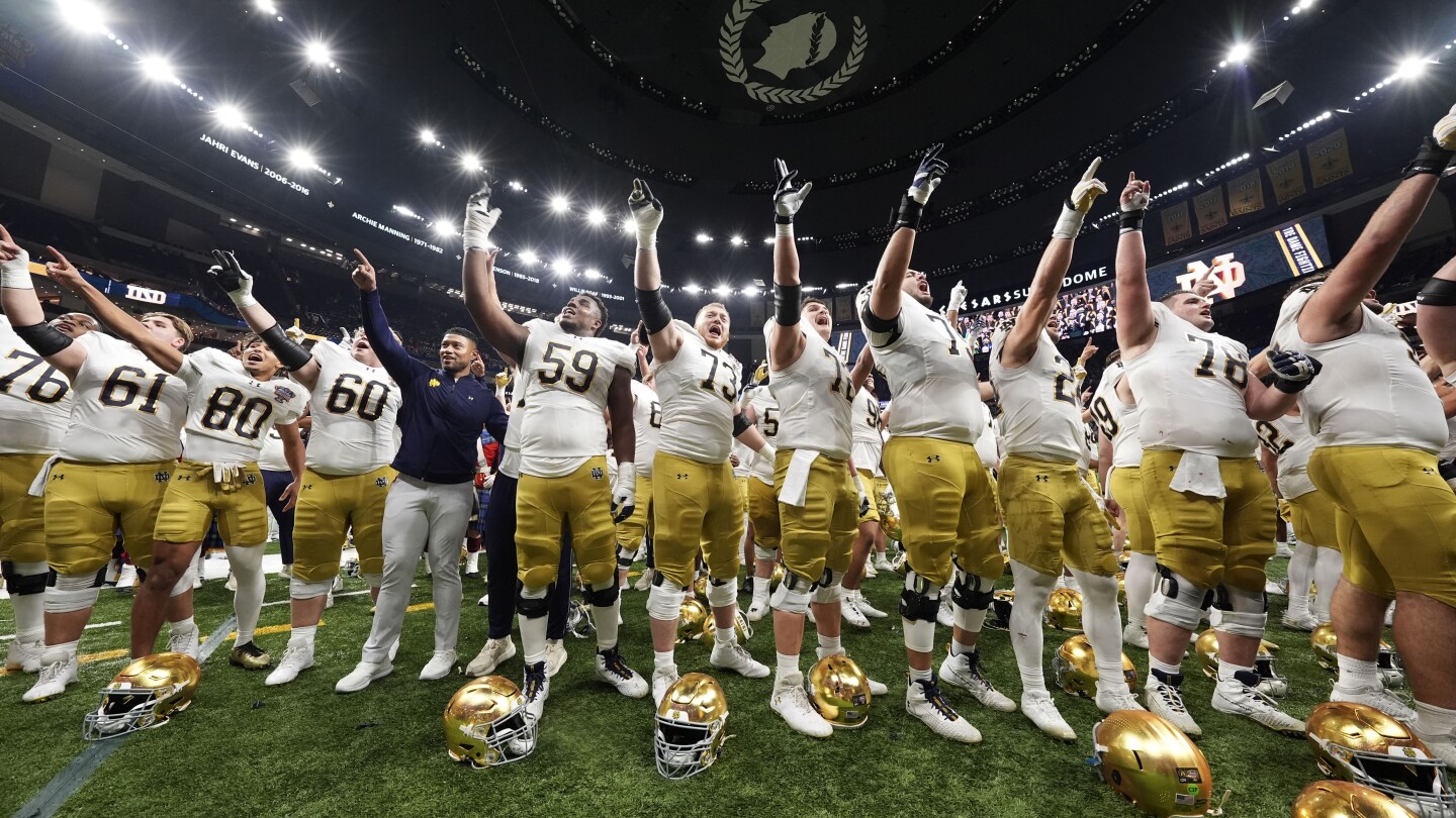 Notre Dame Defeats Georgia 23-10 in Sugar Bowl