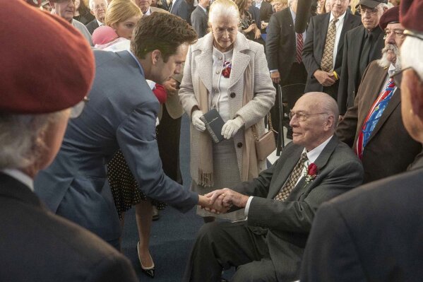 This image released by Roadside Attractions shows, from left, Sebastian Stan, Diane Ladd and Christopher Plummer in a scene from "The Last Full Measure." (Tina Rowden/Roadside Attractions via AP)