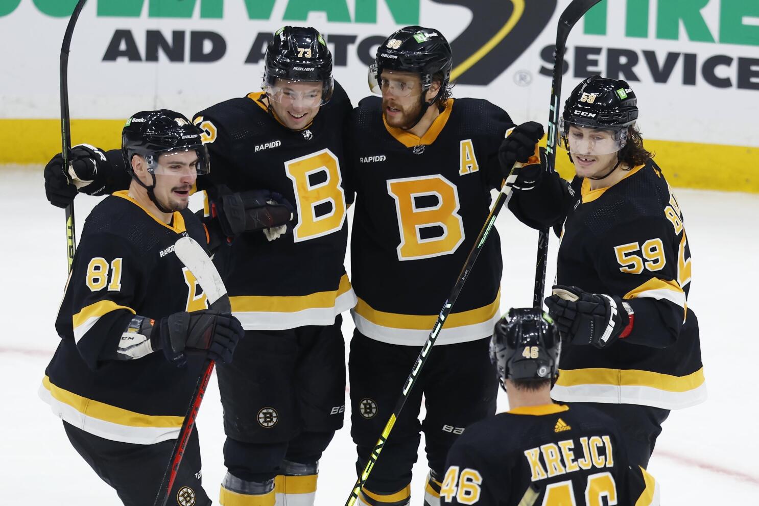 The Boston Bruins will look to their veterans as they prepare for