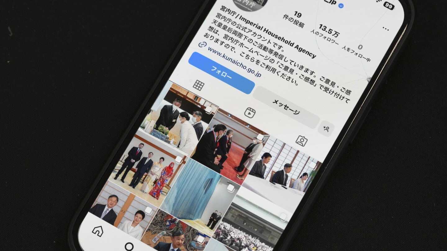 Japan's royal circle of relatives makes formal debut on Instagram as international's oldest monarchy tries to attract adolescence