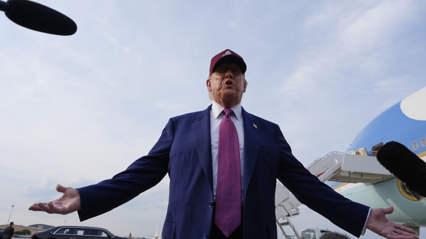 Trump says US gets rare earth minerals from China and tariffs on Chinese goods will total 55%