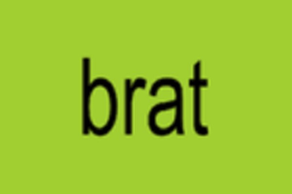 This cover image released by Atlantic Records shows "brat" by Charli XCX. (Atlantic Records via AP)