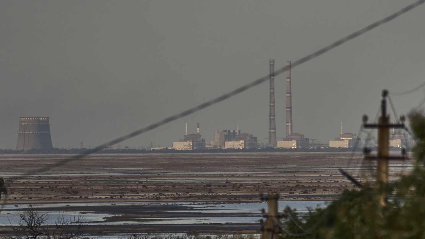 Drones attack the Russian-held Zaporizhzhia nuclear plant, according to plant officials