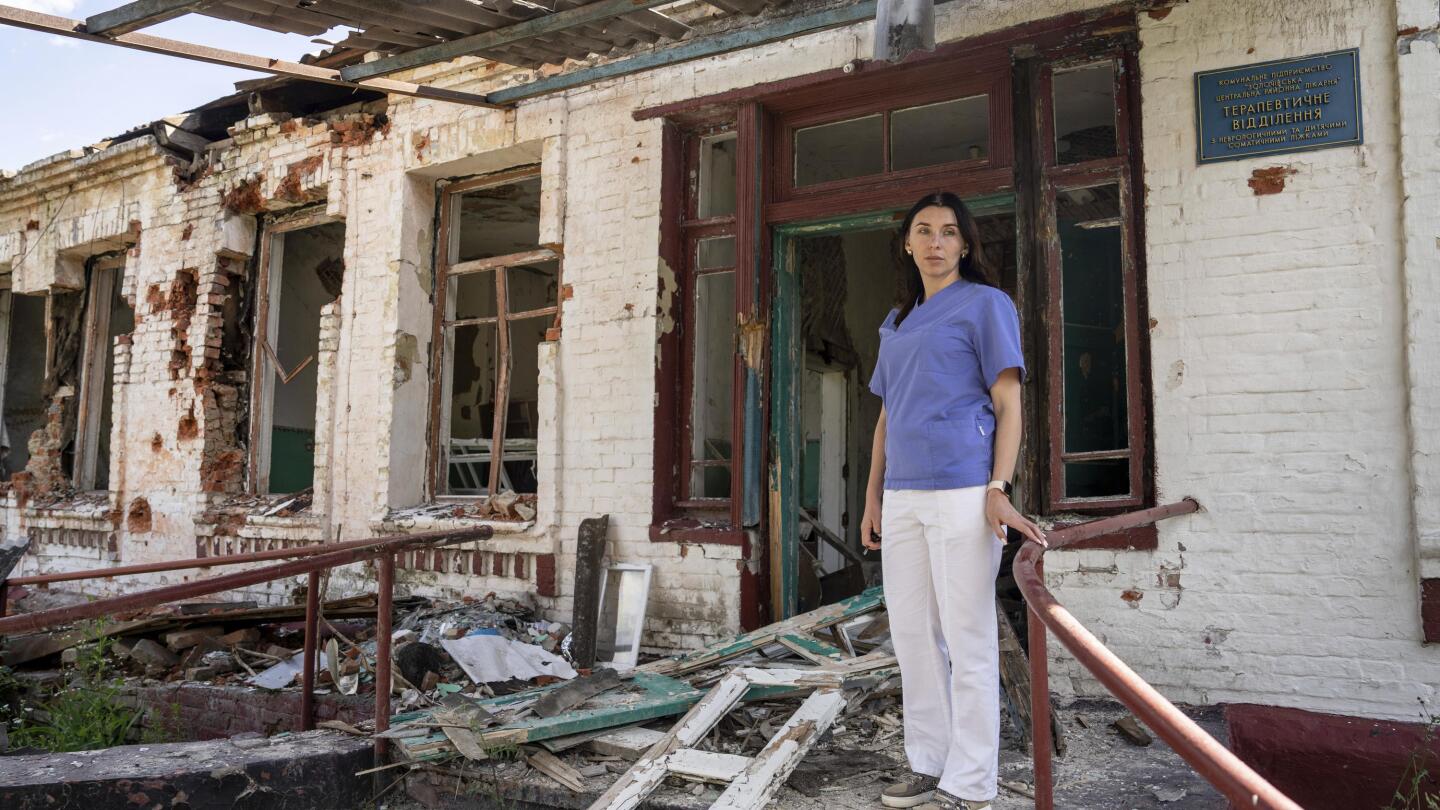Doctors stay in Ukraine's war-hit towns: 'People need us'