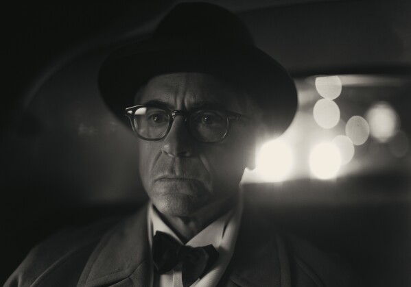 This image released by Universal Pictures shows Robert Downey Jr. in a scene from 
