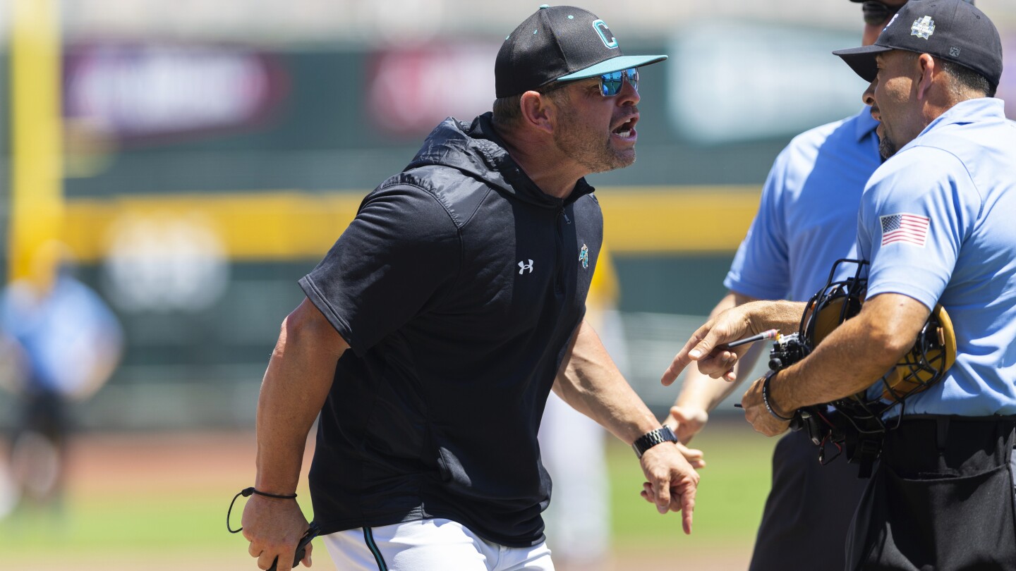 Coastal Carolina Coaches Suspended After CWS Ejections
