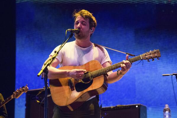 FILE - Robin Pecknold of the Fleet Foxes performs at the Coachella Music & Arts Festival on April 14, 2018, in Indio, Calif. The Fleet Foxes song "White Winter Hymnal," written by Pecknold, and released in 2008, has become a modern holiday standard, sung by children's choirs in countless school assemblies. (Photo by Amy Harris/Invision/AP, File)