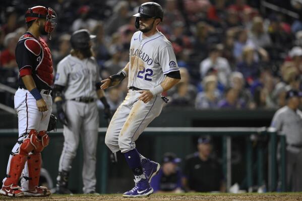 Hampson, Rodgers, Grichuk hit HRs, Rockies beat Nats 9-7