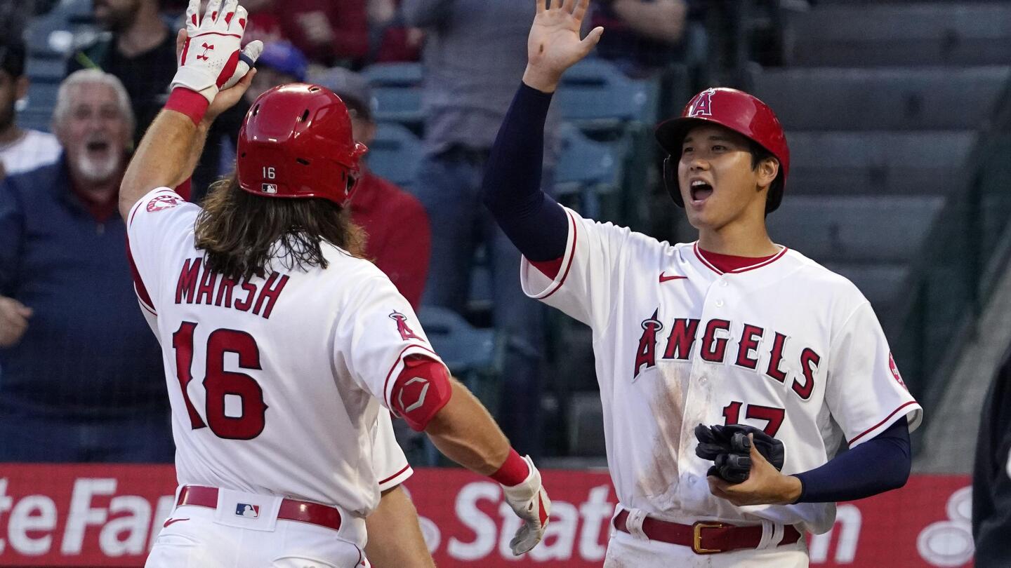 Angels' Brandon Marsh looking forward to getting back in the field