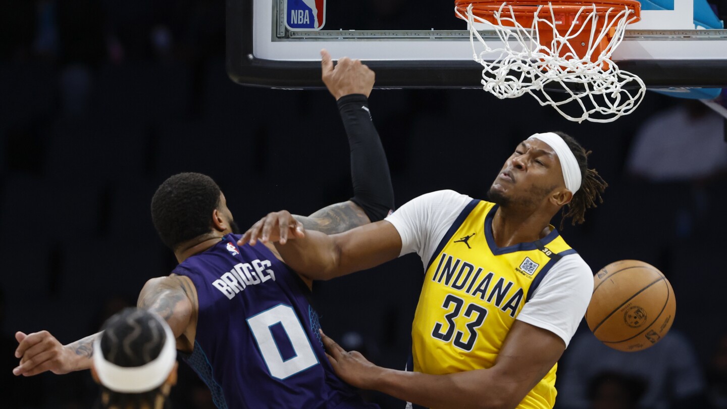 Bridges and Charlotte’s newcomers lead Hornets past Pacers for 2nd straight win, 111-102
